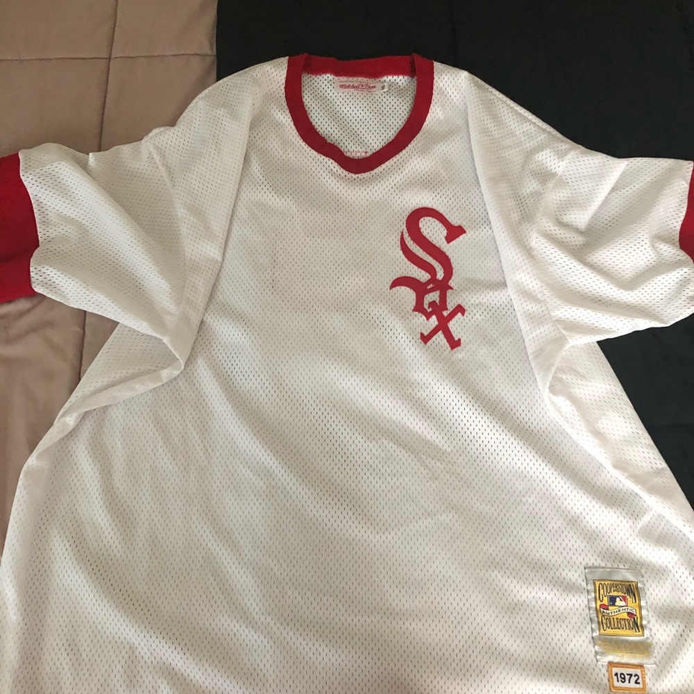 Used Authentic Mitchell & Ness #15 Sox Jersey